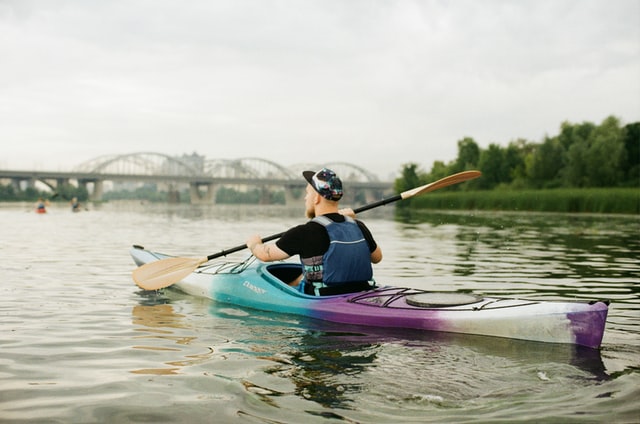 person on kayak