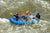 rafting on white water