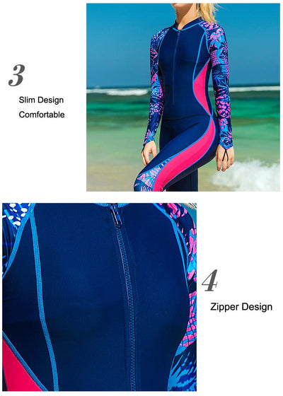 JDENKE Rash Guard Full Suit - Women