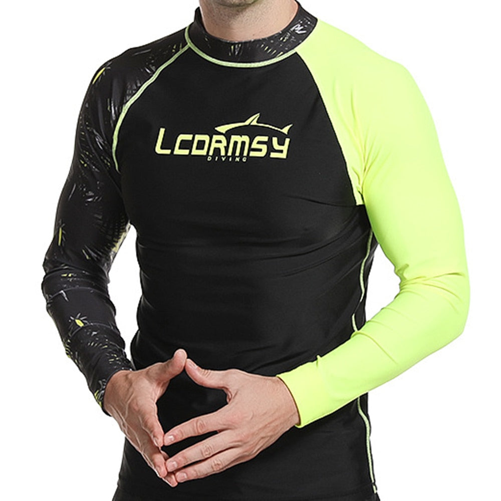 Mens Long Sleeve Rash Guard | UPF+