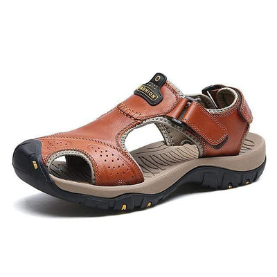 Red Brown 2 / 6.5 BAOLUMA Mens Black Sandals  -  Cheap Surf Gear