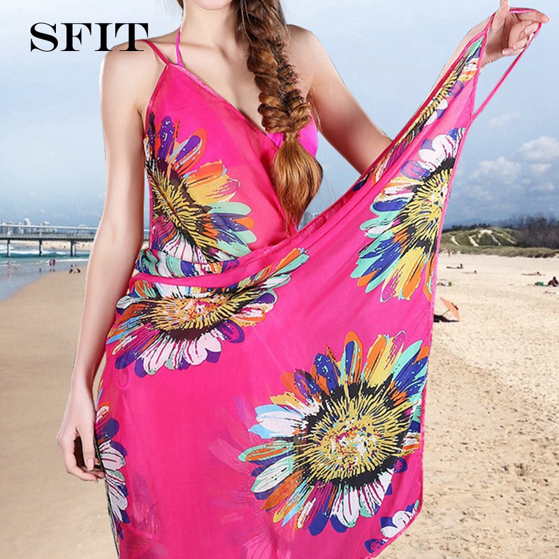Fashion (Pink)Women Chiffon Swimwear Bikini Cover-Ups Wrap Skirts Summer  Beach Black Wh @ Best Price Online