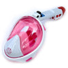 Regular- Pink / S/M SUPERZYY Face Snorkel Mask  -  Cheap Surf Gear