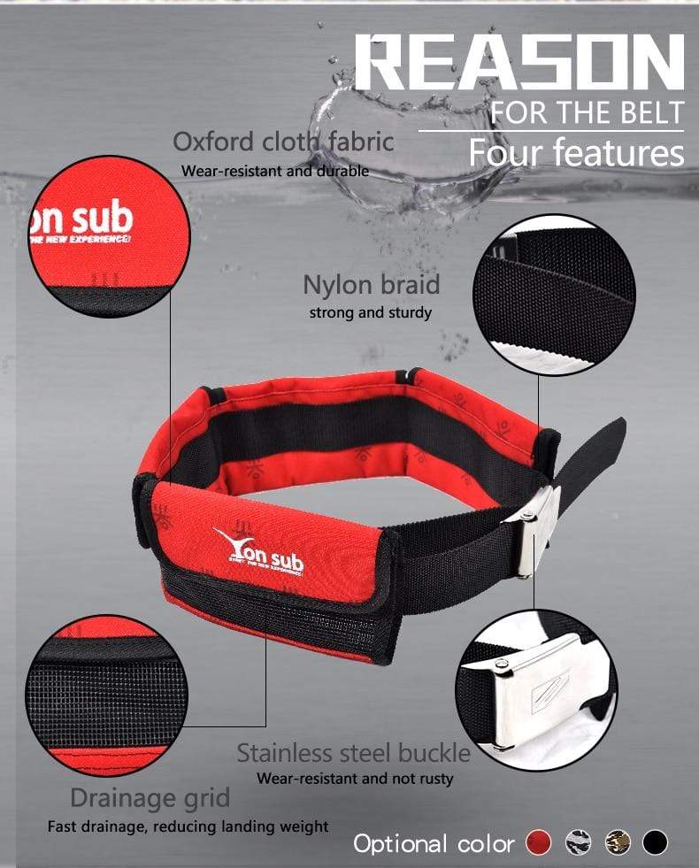 BUY YON SUB Diving Weight Belt ON SALE NOW! - Cheap Surf Gear