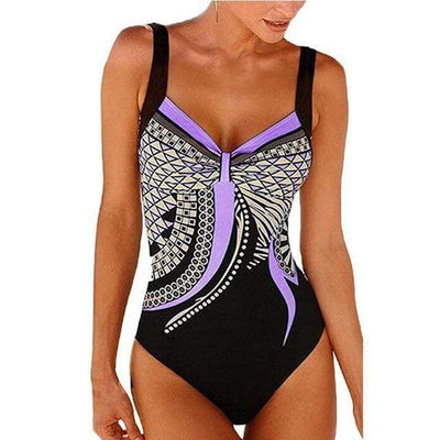 Lavender / L ZERZERONE One Piece Swimsuit  -  Cheap Surf Gear