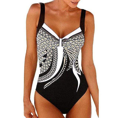 White / L ZERZERONE One Piece Swimsuit  -  Cheap Surf Gear